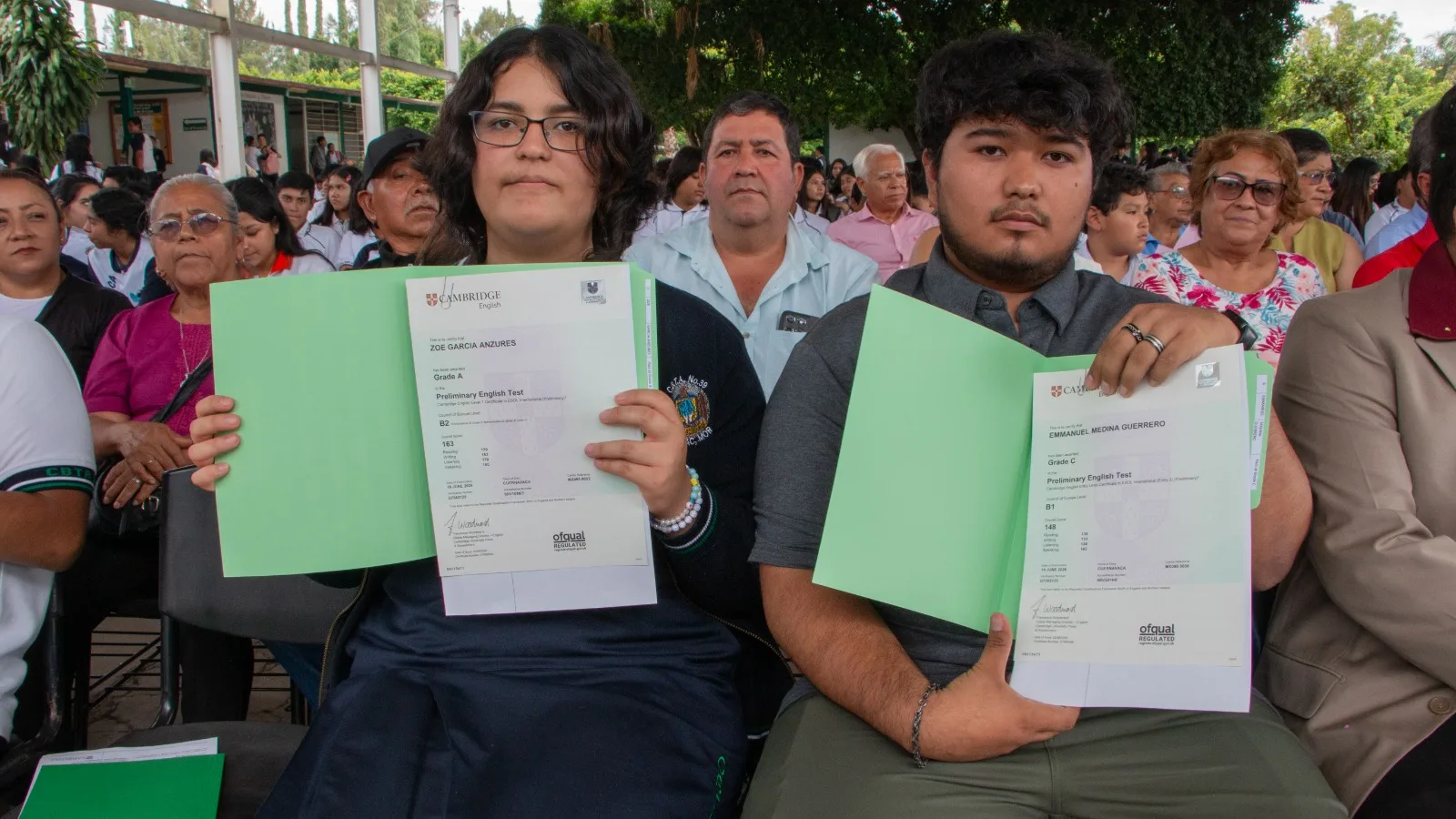 Galería de 6ta entrega de Certificados Cambridge de dominio del idioma Inglés KET A1, PET B1 y FCE B2